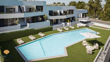 Nútímaleg neðri hæð með garði í San Miguel