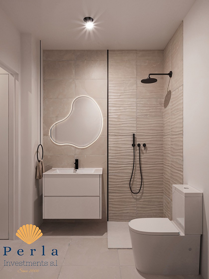 Einstök efri hæð í San Miguel með frábærum þaksvölum